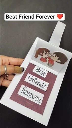 Create a Stunning Handmade Card for Your Bestie! #friendship