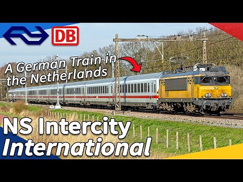A German Train in the Netherlands - FIRST CLASS on NS International