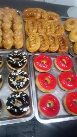 Fresh Gourmet Donut Selection | Chocolate, Glazed & Strawberry
