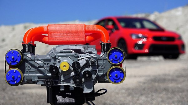 3D printed Subaru WRX engine - How boxer engines work