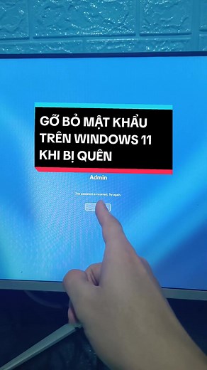 GỠ BỎ MẬT KHẨU TRÊN WINDOWS 11 KHI BỊ QUÊN