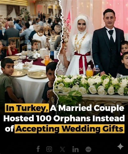 In Turkey, Couple Invited 100 Orphans To Their Wedding Instead Of Gifts! ❤️