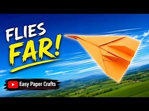 How to Make a Paper Jet Plane ✈️ Easy Origami Fighter Jet Step by Step