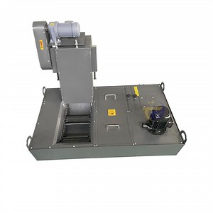 [Hot Item] High Quality Hinged Belt Type Chip Scraper Conveyor CNC Metal Chip Conveyor Machine