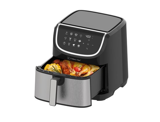 Culinary Chef 8.45-Quart Electric Air Fryer, Adjustable Temperature, Touch Panel Control, One-Touch Cook Functions, and 360° Rapid Cooking, 1700 Watt Power