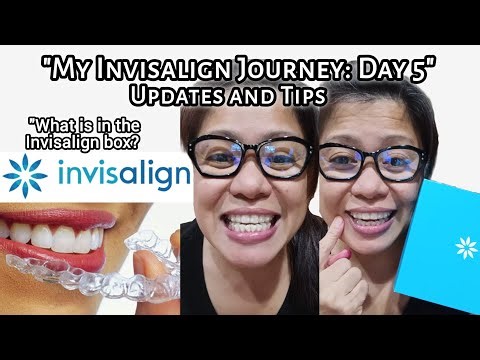 "My Invisalign Journey: Day 5" Updates and Tips | What is in the Invisalign box? | Tagalog