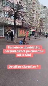 Imagini dramatice în Cluj-Napoca https://clujenii.ro/video-imagini-dramatice-in-cluj-napoca-o-femeie-cu-dizabilitati-cerseste-desculta-pe-cimentul-ud-toti-trec/ | Clujenii