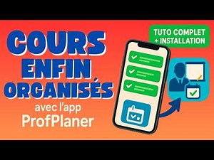 Prof Planner - l’app qui simplifie tes préparations de cours