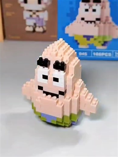 Nano Blocks - Patrick Star #nanoblocks #blockes #block #lego #bricks #toysforkids #toys #patrickstar #patrick #mainananak #mainanviral #mainan