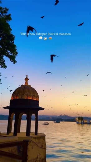 Udaipur in monsoon just feels different. 🌧️✨