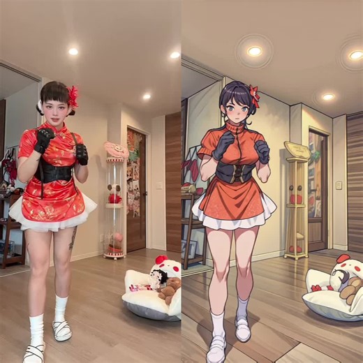 Chunli Robot Dance Challenge with DomoAI