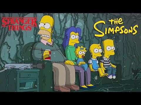 The Simpsons X Stranger Things
