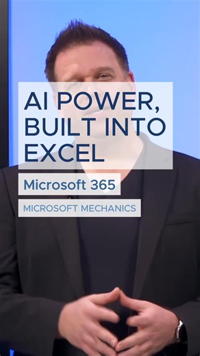 Analyze data, build visuals, & write formulas in plain language without ever leaving your spreadsheet. Bring AI directly into Excel with Agent Mode, the Copilot function, and Formula AI. https://youtu.be/f0X05b-MAwY Turn raw Excel data into actionable insights, visual dashboards, and KPIs in minutes. With Agent Mode, automate complex analysis, create pivot tables, and build interactive dashboards without manual setup. Streamline text analysis, formula generation, and complex calculations right i
