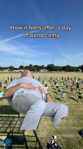 Who else feels like this after band camp? :') #marchinghealth #marchingband #bandcamp | Marching Health
