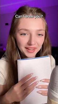 Can I draw you? #asmr #asmrsounds #asmrrelax #asmrtingles #asmrwhispers #asmrsleep #relax #tingles