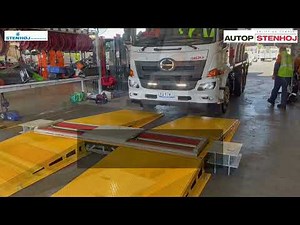 Testmaster RT130 On floor roller Brake Tester for Trucks, Buses and trailers up to 9 axles