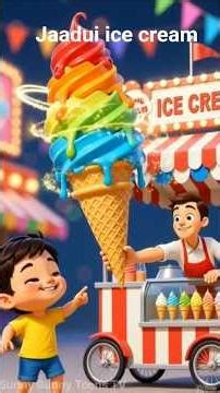 Golu Aur Jadoo Wali Ice Cream | Mazedaar Cartoon Kahani #shortvideo
