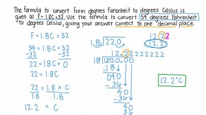 Conversion between Degrees Celcius and Degrees Fahrenheit