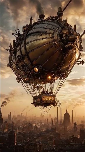 Epic Steampunk Airship • Cinematic Short ⚙️🔥