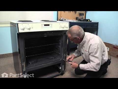 Replacing the Oven Door Right Hinge (Part # WB14X104)