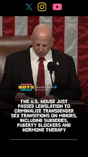 HBM on Instagram: "The U.S. House just passed legislation to criminalize transgender sex transitions on minors, including surgeries, puberty blockers and hormone therapy. 207 Democrats and 4 Republicans voted against it. #trans #lgbtq #america"