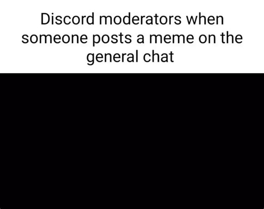 Discord moderators when someone posts a meme on the general chat - iFunny