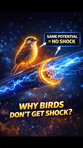 “Aakhir Birds Ko Bijli Ka Jhatka Kyun Nahi Lagta? Shocking Science Explained!”