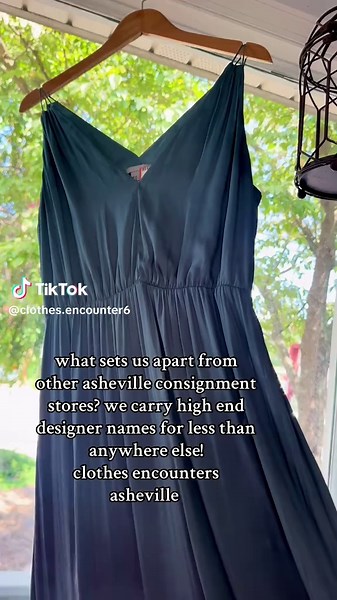 what’s this part as a consignment store in Asheville from other Asheville consignment stores. We carry high and items for less than anywhere else, we get new arrivals every day and can’t wait to see you! #shoppedinasheville #isupportedasheville #ashevillesmallbusiness #beautifulasheville #ashevilleconsignment #clothestylist #visitasheville #ashevilleshopping #ashevillehiddengems #clothesencountersavl #bestplacetoshopasheville #highendconsignmentasheville