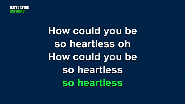 Kanye West - Heartless (Karaoke Version)