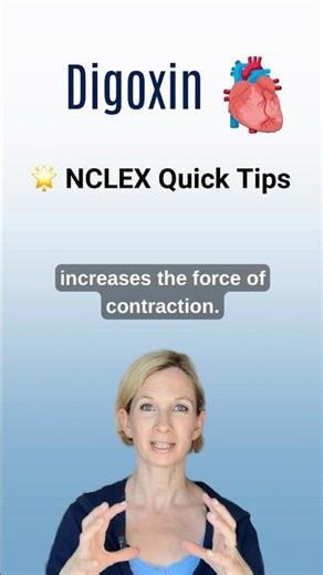 Digoxin Tips in 36 seconds | Screenshot list at end