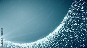 Abstract blue particles background