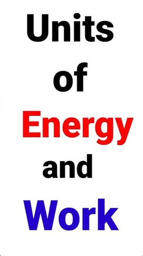 Conversion of Units|Units of Energy and Work| Joule, pascal, litre, atm is the units of|# chemistry