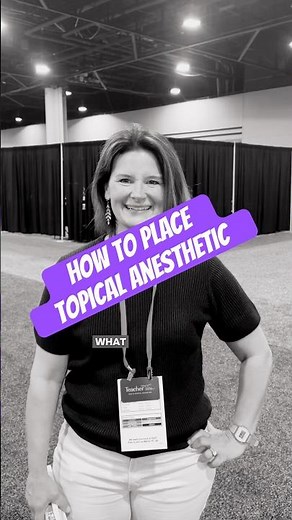 How to place topical anesthetic #dentalassistant #dentalassisting #dentaltips