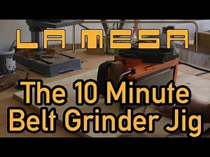 The 10 Minutes Cheap & Easy Belt Grinder Jig (DIY)