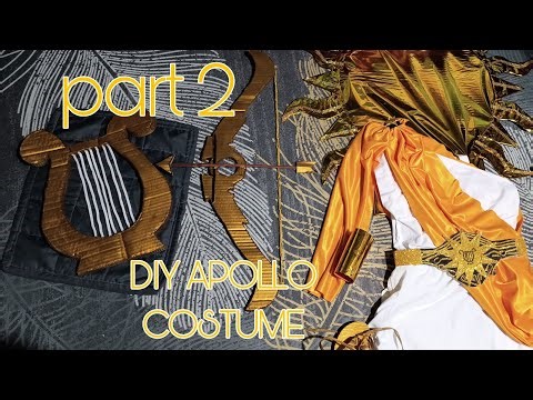 DIY APOLLO GOD OF SUN COSTUME ( part 2 )