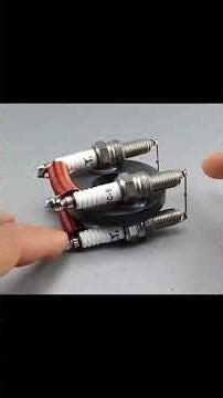 No battery… just magnets 😳 And the bulb still lights up!#DIY #generator #science #experiment #usa #🤔