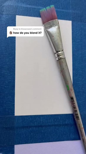 How to blend Acrylic paint - Wet Blending techniqu | Painting Techniques