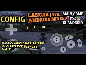 Cara bermain harvest moon a wonderful life di android tanpa lag di Ram 2 gb SD636 | Dolphin emulator
