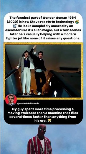Wonder Woman 1984 (2020) Steve’s Priorities Were Wild 😂✈️