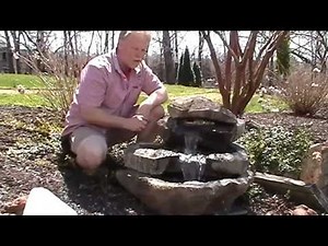 Stacked Rock Falls Patio/Deck Fountain