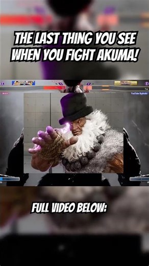 The LAST thing you see when you fight Akuma! #streetfighter #sf6 #akuma #memes #edit #fgc #fypシ゚