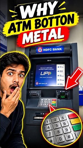 Why ATM Buttons Are Metal 🤔