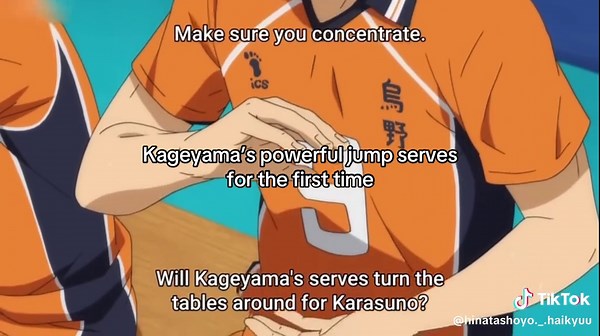 Kageyama's Powerful Jump Serves in Haikyuu