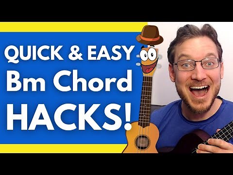 Easy Bm Chord Ukulele HACK! Learn the 3 EASIEST Ways to Play B minor!