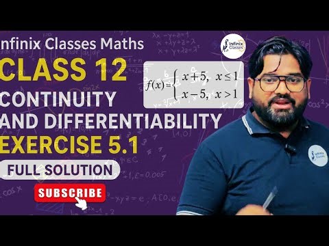 Exercise 5.1 Full Solution | Class 12 Maths Chapter 5 | Continuity and Differentiability #maths