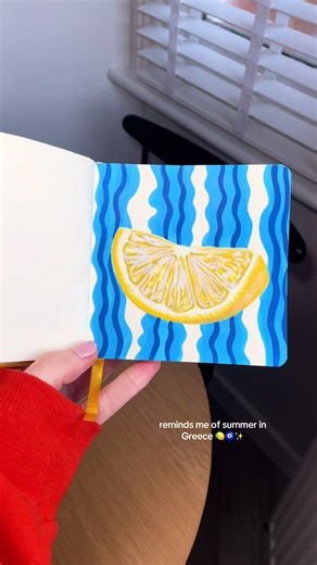 Mini Series of Colorful Square Drawings with Acrylic Markers