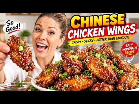 Chinese Chicken Wings Recipe | Crispy, Sticky & Better Than Takeout!