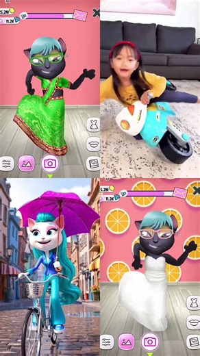 My Talking Angela – Funny Moments #mytalkingangela #shorts #funny