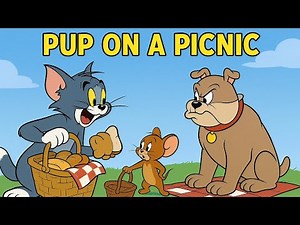 Pup on a Picnic (1955) | Tom and Jerry Classic Cartoon Remastered HD