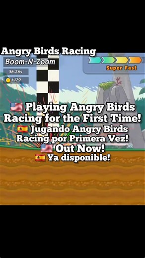 Playing Angry Birds Racing for the First Time! (Short)